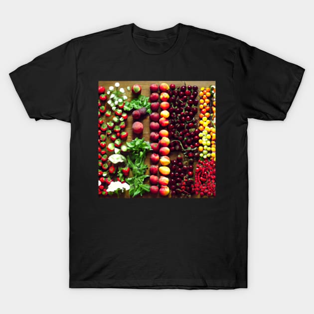 The size chart fruits T-Shirt by tearbytea